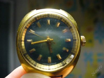 Лот: 1566995. Фото: 1. Часы Луч. Au10. Драгоценные наручные часы