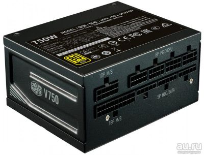 Лот: 18222928. Фото: 1. Блок питания Cooler Master V750... Корпуса, блоки питания