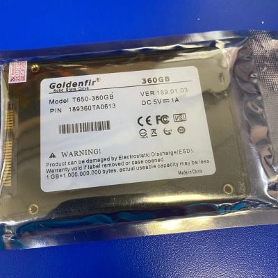 Лот: 16246439. Фото: 1. SSD GoldenFir T650 360GB (268174... SSD-накопители
