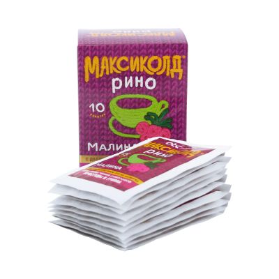 Лот: 23712561. Фото: 1. Максиколд Рино малина пор. для... Лекарства