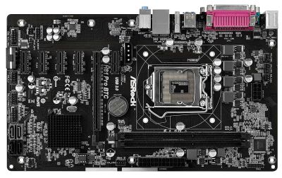 Лот: 14649748. Фото: 1. Материнская плата ASRock H81 Pro... Материнские платы