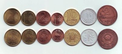 Лот: 18033891. Фото: 1. Монеты - разные всякие 7 шт... Наборы монет