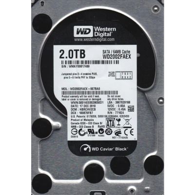 Лот: 5679808. Фото: 1. 2ТБ Жесткий диск Western Digital... Жёсткие диски (HDD)