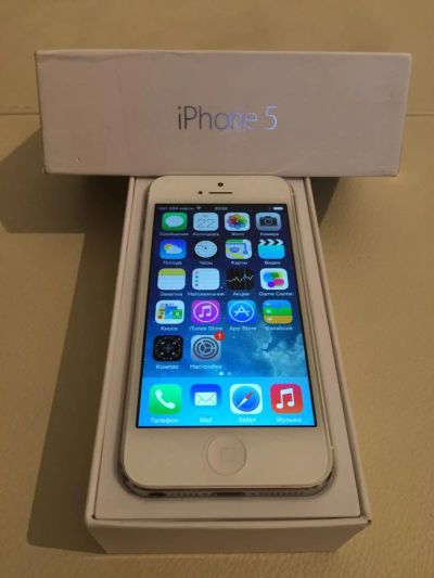 Лот: 5134158. Фото: 1. Смартфон Apple iPhone 5 (4") 16Gb... Смартфоны