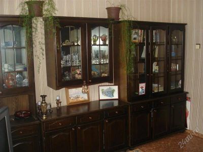 Лот: 2637422. Фото: 1. Красивая стенка из массива нат... Гостиные, стенки, горки