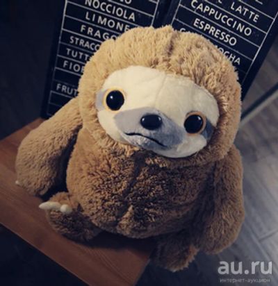 Лот: 15493653. Фото: 1. Мягкая игрушка Ленивец / Купиигрушку. Мягкие