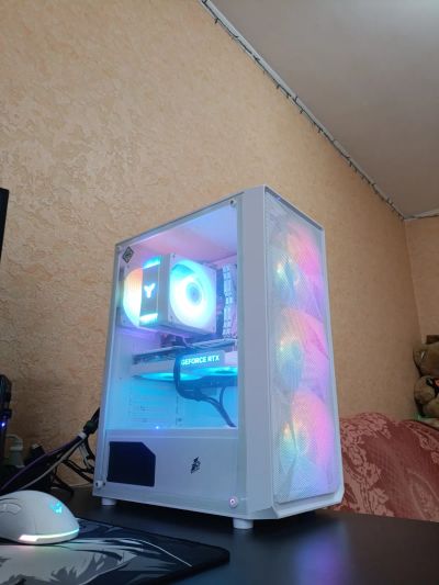 Лот: 25644469. Фото: 1. Игровой Компьютер Ryzen 5600/RTX... Компьютеры в сборе