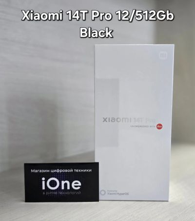Лот: 24785844. Фото: 1. Xiaomi 14T Pro 12/512Gb Black... Смартфоны