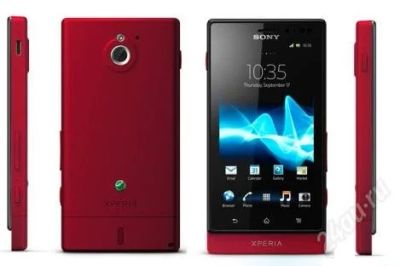 Лот: 3250958. Фото: 1. Sony Experia Sola MT27i RED (Продажа... Смартфоны
