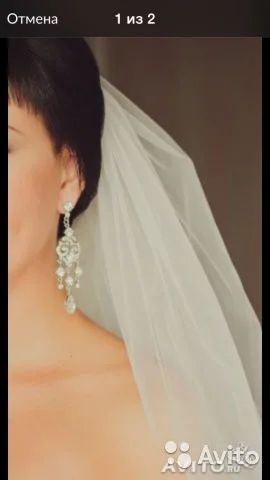 Лот: 5332156. Фото: 1. Продам серьги Сваровски. Серьги, каффы