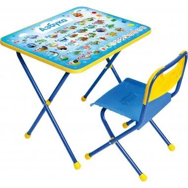 Лот: 20288790. Фото: 1. Детский комплект (КП/А1 c азбукой... Столики, стулья, парты
