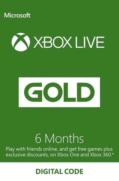 Лот: 10877837. Фото: 1. Статус Xbox Live Gold на 6 месяцев... Запчасти для игровых приставок, консолей
