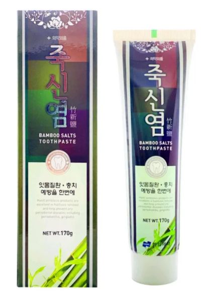 Лот: 19097892. Фото: 1. Hanil Bamboo Salts Toothpaste... Уход за полостью рта