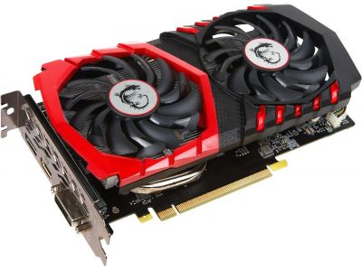 Лот: 10920719. Фото: 1. MSI GeForce GTX 1050 Gaming X... Видеокарты