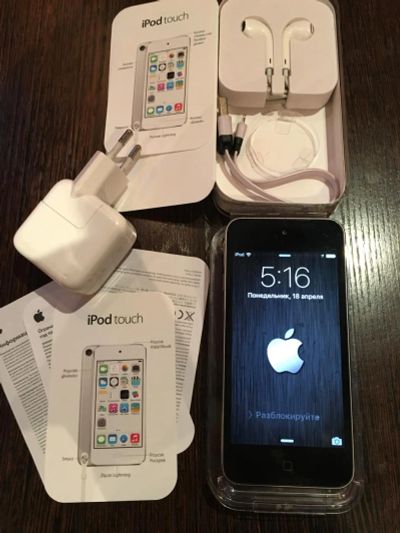 Лот: 4444732. Фото: 1. ipod touch 5 32gb black обмен. Плееры