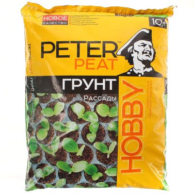 Лот: 24324016. Фото: 1. Грунт Hobby, для рассады, 10 л... Грунты, удобрения