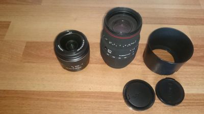 Лот: 7568055. Фото: 1. объективы для sony alpha, обмен... Объективы