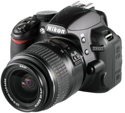 Лот: 11362601. Фото: 1. Nikon D3100 Kit 18-55 видео Full... Цифровые зеркальные