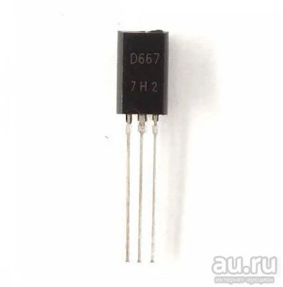 Лот: 17795287. Фото: 1. Транзистор 2SD667 d667 npn 80v... Транзисторы