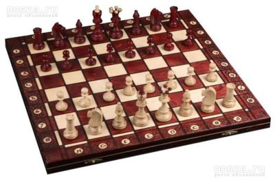 Лот: 7005897. Фото: 1. Шахматы деревянные Сенатор 41х41... Шахматы, шашки, нарды