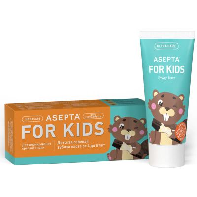 Лот: 23710831. Фото: 1. Асепта кидс паста зубная гелевая... Лекарства