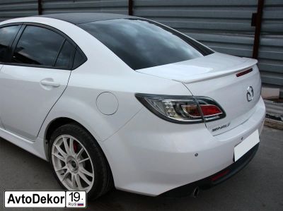 Лот: 11758425. Фото: 1. Лип спойлер на Mazda 6 (Мазда... Детали тюнинга