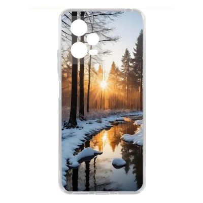 Лот: 25134594. Фото: 1. Чехол Krutoff Clear Case "Весна... Чехлы, бамперы