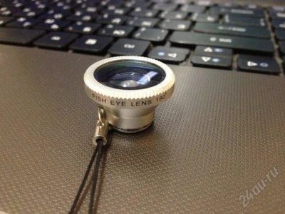 Лот: 2694391. Фото: 1. Линза FISH EYE для iphone и множества... Другое (смартфоны, связь, навигация)
