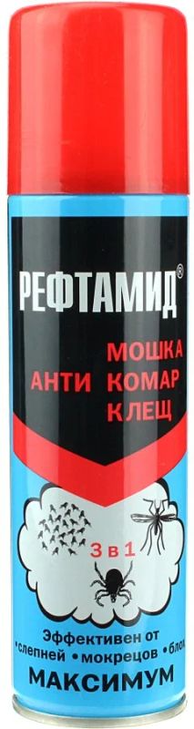 Лот: 20219373. Фото: 1. Рефтамид-Анти-комар-клещ-мошка... Средства от насекомых и грызунов
