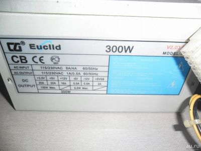 Лот: 8999163. Фото: 1. Блок питания 300W рабочий за 150руб... Корпуса, блоки питания