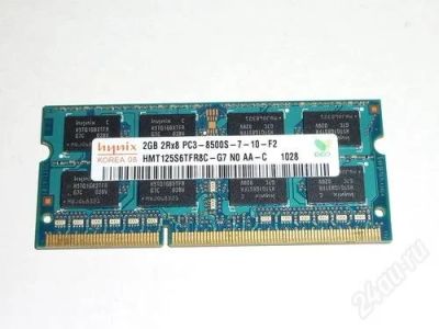 Лот: 2324619. Фото: 1. Память SO-DIMM Hynix 2x2GB 2Rx8... Оперативная память