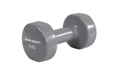 Лот: 9848674. Фото: 1. Гантель виниловая Iron Body 4779DP... Гантели