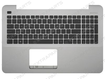 Лот: 16218819. Фото: 1. Топ-панель Asus X555L серебро. Клавиатуры для ноутбуков