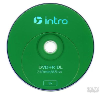 Лот: 12725138. Фото: 1. DVD+R DL INTRO 240min / 8.5 Gb... CD, DVD, BluRay