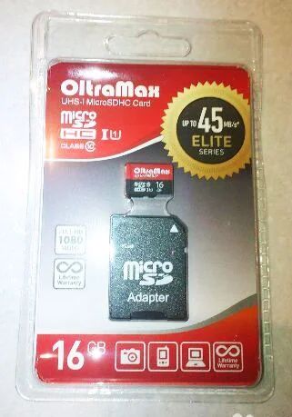 Лот: 8217320. Фото: 1. Карта памяти OltraMax MicroSD... Карты памяти