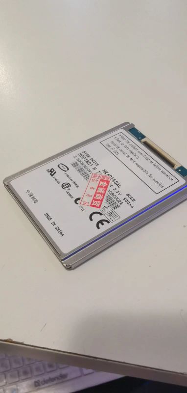 Лот: 18767642. Фото: 1. Новый HDD 1.8" Toshiba на 60gb... Жёсткие диски