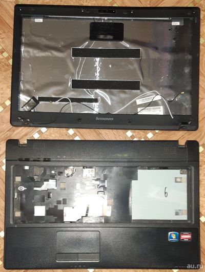 Лот: 18248382. Фото: 1. корпус ноутбука Lenovo G565 в... Корпуса, клавиатуры, кнопки