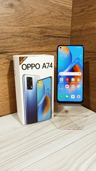 Лот: 19703612. Фото: 1. Смартфон OPPO A74 4/128 ГБ (1473... Смартфоны