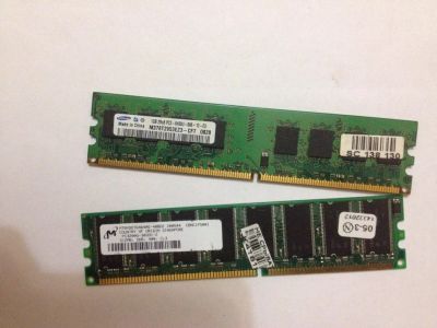 Лот: 6028836. Фото: 1. Оперативная память 1 gb 2Rx8 PC2-6400U-666-12E3. Оперативная память