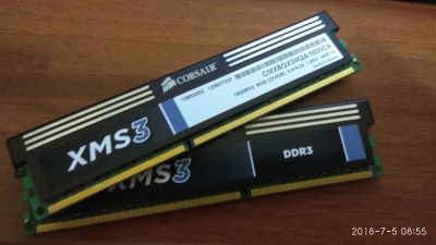 Лот: 11752741. Фото: 1. Оперативная память Corsair CMX8GX3M2A1600C9. Оперативная память