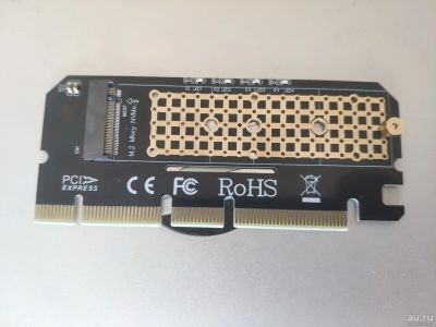 Лот: 17839031. Фото: 1. M.2 SSD PCIE адаптер. Платы расширения, контроллеры, доп. порты
