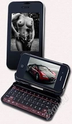 Лот: 810315. Фото: 1. iPhone 4GS Q7000 (2Sim + TV... Смартфоны