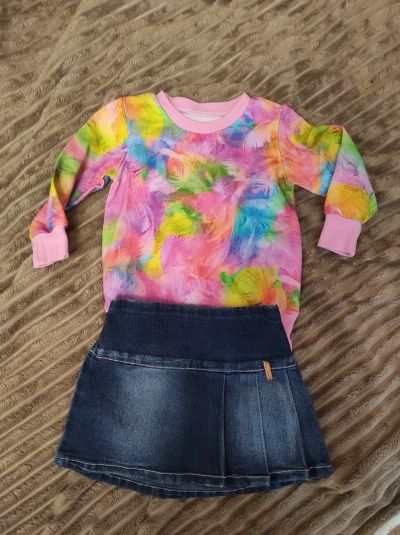 Лот: 17838132. Фото: 1. Юбкочка с кофточкой. Свитера, худи, толстовки