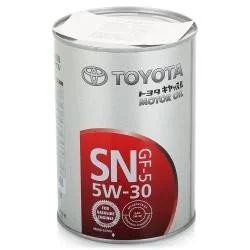 Лот: 12124386. Фото: 1. Toyota SAE 5W30 SN GF5 1L. Масла, жидкости
