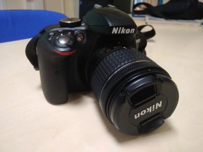 Лот: 11426297. Фото: 1. Nikon D3300 Kit Nikon 18-55mm. Цифровые зеркальные