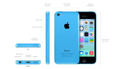 Лот: 7781375. Фото: 1. iPhone 5c. Смартфоны