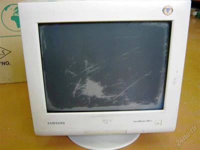 Лот: 1182204. Фото: 1. б/у рабочий 17" ЭЛТ монитор Samsung... ЭЛТ-мониторы