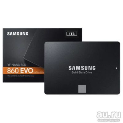 Лот: 14369315. Фото: 1. SSD диск Samsung 860 EVO 1 Тб... SSD-накопители