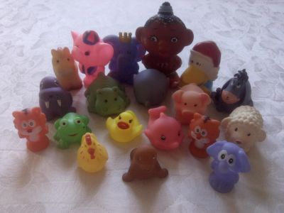 Лот: 9389556. Фото: 1. игрушки резиновые 19шт. Другое (игрушки)
