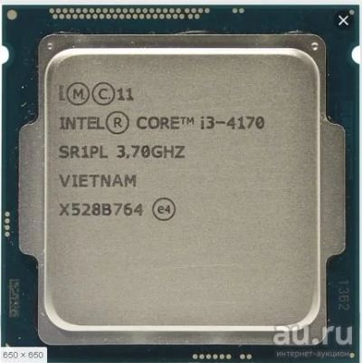 Лот: 12788922. Фото: 1. Процессор Intel® Core™ i3-4170... Процессоры
